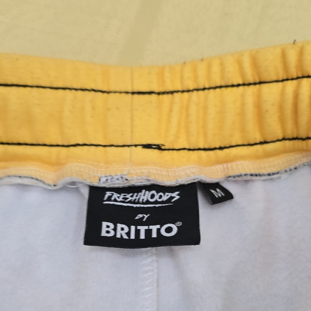 Freshhoods By Britto "New Day" Colorblock Print Sweatpants - Size M - Picture 6 of 11